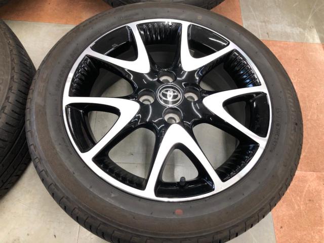【トヨタ純正】ヤリス 純正オプション切削光輝ホイール +BRIDGESTONE ECOPIa EP150