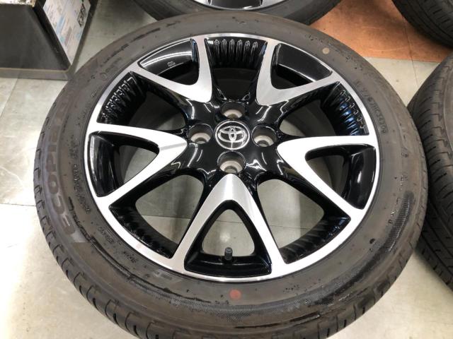 【トヨタ純正】ヤリス 純正オプション切削光輝ホイール +BRIDGESTONE ECOPIa EP150