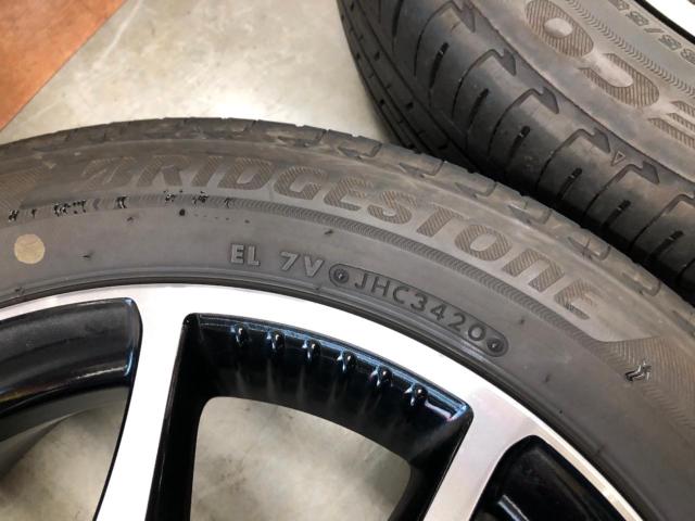 【トヨタ純正】ヤリス 純正オプション切削光輝ホイール +BRIDGESTONE ECOPIa EP150