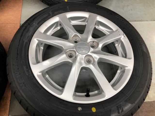 【ダイハツ純正】 L375S タント カスタム純正ホイール + 【BRIDGESTONE】NEWNO
