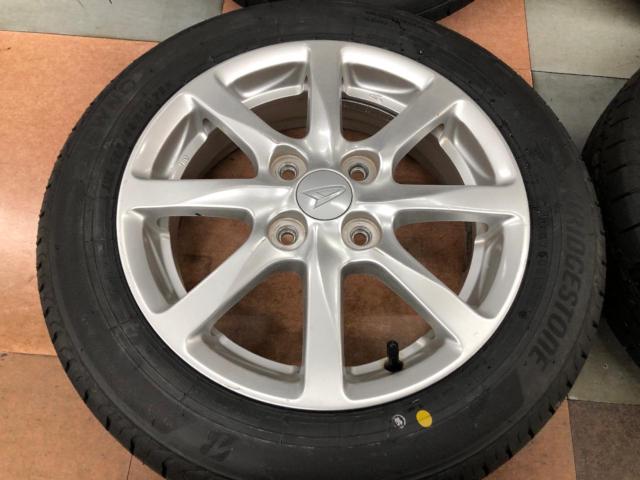 【ダイハツ純正】 L375S タント カスタム純正ホイール + 【BRIDGESTONE】NEWNO