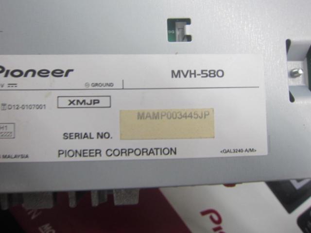 carrozzeria(カロッツェリア) MVH-580 2012年モデル