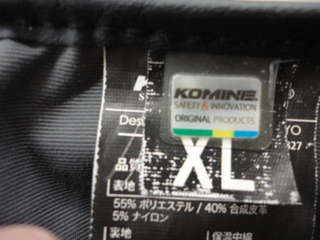 KOMINE グローブ 06-827 サイズ:XL