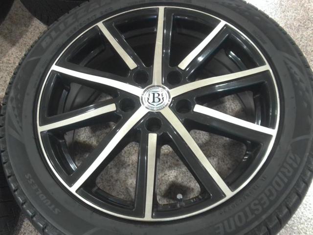 Lehrmeister BRANDLE-LINE(ブランドルライン) BL-T10 ブラックポリッシュ + BRIDGESTONE(ブリヂストン) BLIZZAK  VRX3 225/50R17