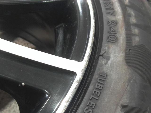 Lehrmeister BRANDLE-LINE(ブランドルライン) BL-T10 ブラックポリッシュ + BRIDGESTONE(ブリヂストン) BLIZZAK  VRX3 225/50R17