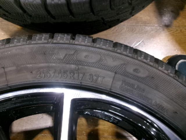 TOYOTA GR86/ZN8 SZグレード 純正ホイール + TOYO OBSERVE GARIT GIZ 215/45R17