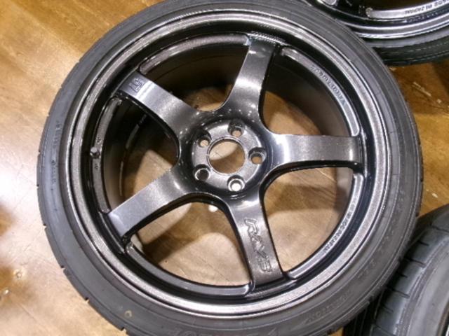 RAYS GRAM LIGHTS 57CR  + DUNLOP DIREZZA DZ102 225/40R18