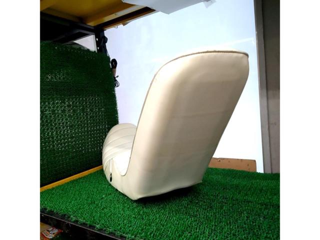 【メーカー不明】レザー三段シート XJR400 4HM 45cm 