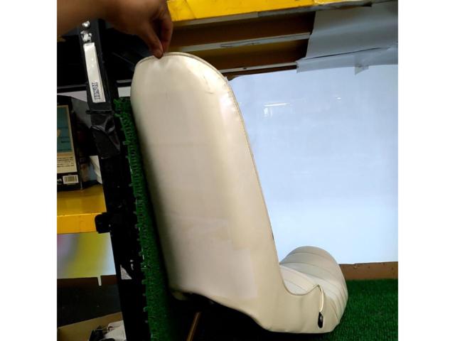 【メーカー不明】レザー三段シート XJR400 4HM 45cm 