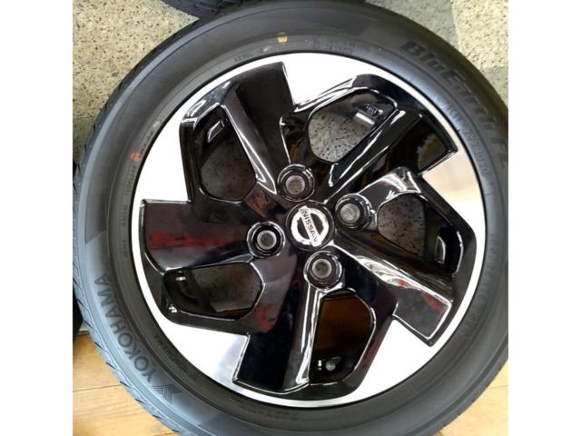 【日産純正】デイズルークス B45 純正ホイール+【YOKOHAMA】BluEarth-FE AE30 155/65R14 75S 4本セット