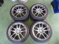 WORK EMOTION CR kiwami + DUNLOP DIREZZA DZ102