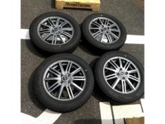 【BRIDGESTONE】BALMINUM  アルミホイール+【BRIDGESTONE】BLIZZAK VRA2 4本セット 165/65R15