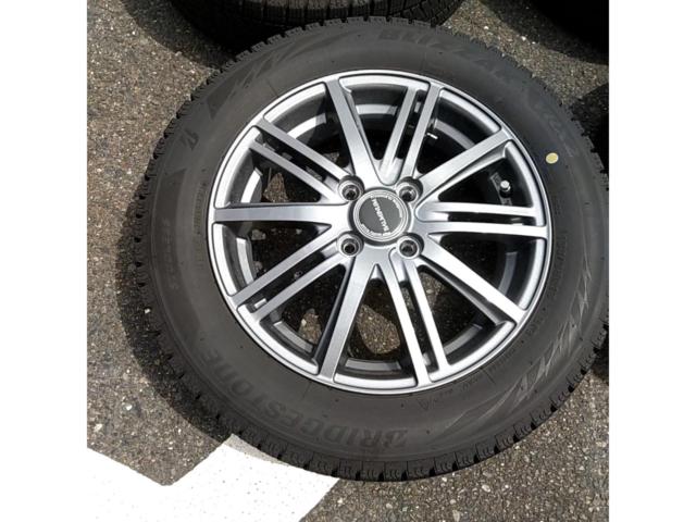 【BRIDGESTONE】BALMINUM  アルミホイール+【BRIDGESTONE】BLIZZAK VRA2 4本セット 165/65R15
