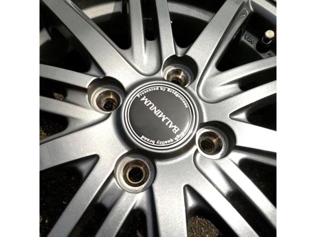 【BRIDGESTONE】BALMINUM  アルミホイール+【BRIDGESTONE】BLIZZAK VRA2 4本セット 165/65R15