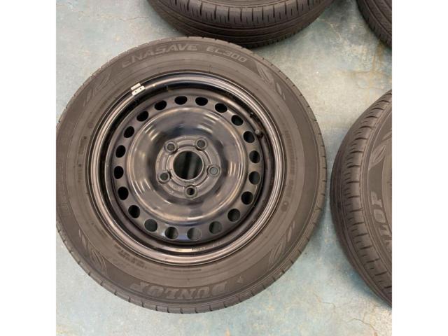 【ホンダ純正】 フリード純正スチール+【DUNLOP】ENASAVE EC300 185/65R15 4本セット