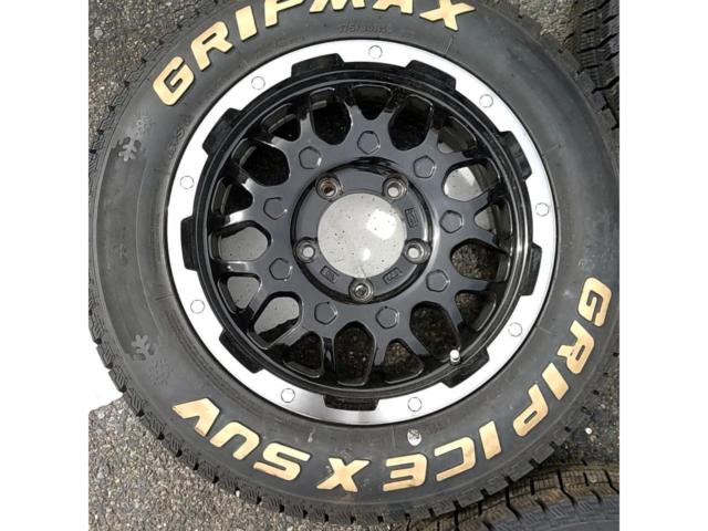 【Lehrmeister】 MS-9W + 【GRIPMAX】 GRIP ICE X SUV 175/80R6 4本セット
