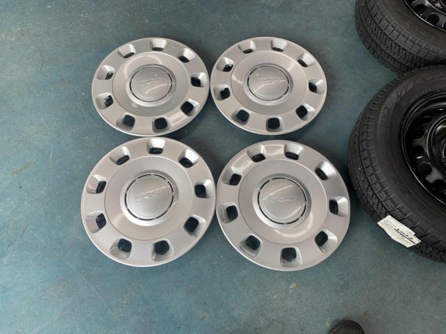 FIAT500純正 美品キャップ付き  + BRIDGESTONE(ブリヂストン) [スタッドレス]BRIDGESTONE(ブリヂストン) BLIZZAK VRX2 175/65R14 82
