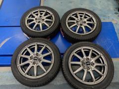 SCHNEIDER StaG (4HOLE)  + BRIDGESTONE(ブリヂストン) 【2023年製特価】［スタッドレス］BRIDGESTONE VRX3 175/55R15 77Q