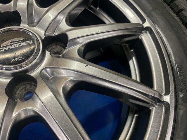 SCHNEIDER StaG (4HOLE)  + BRIDGESTONE(ブリヂストン) 【2023年製特価】［スタッドレス］BRIDGESTONE VRX3 175/55R15 77Q