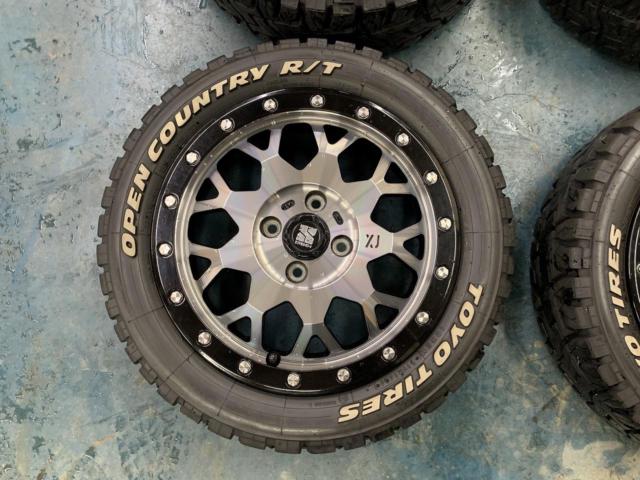 【MLJ】XTREME-J アルミホイール 4本セット + 【TOYO】TOYO OPENCOUNTRY R/T 165/60R15