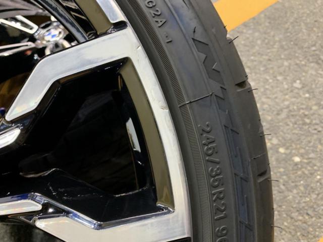 【BMW純正】X3M/X4M 純正アルミ + 【NITTO】NT555 G2 245/35R21 + 【NITTO】INVO 285/30R21 4本セット