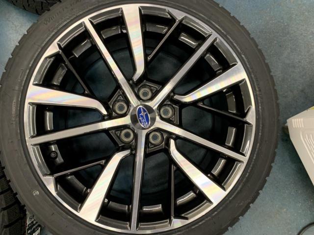 【スバル純正】WRX S4(VAG)純正アルミホイール   + K【KUMHO】WinterCRAFTiceWi6 4本セット 225/45R18