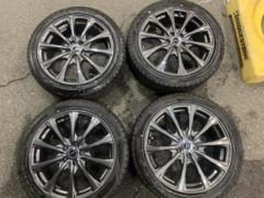 【DUNLOP】AIRNOVA SB10 アルミホイール4本セット  +  【KENDA】 KR36 215/45R17 4本セット