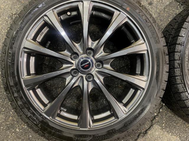 【DUNLOP】AIRNOVA SB10 アルミホイール4本セット  +  【KENDA】 KR36 215/45R17 4本セット