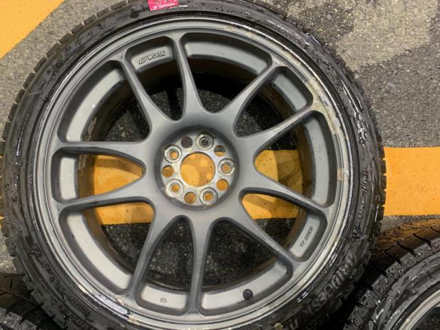 【WORK】 EMOTION CR Kai アルミホイール 4本セット  +  【BRIDGESTONE】BLIZZAK VRX3 225/40R18 4本セット