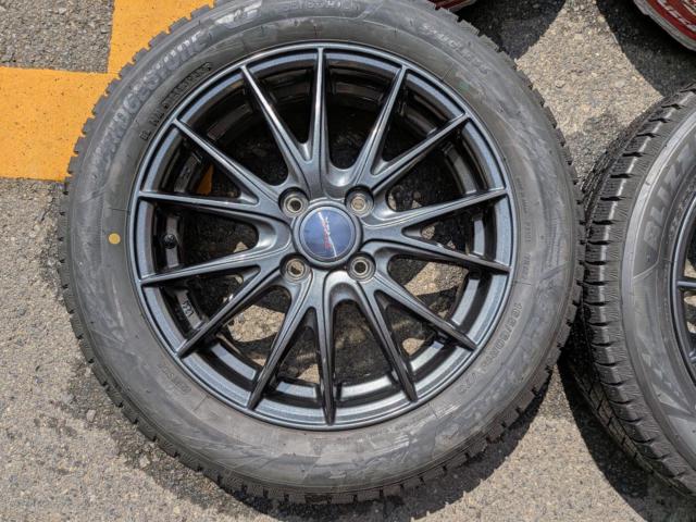 weds VELVA SPORTⅡ + BRIDGESTONE BLIZZAK VRX3 165/60R15 4本セット