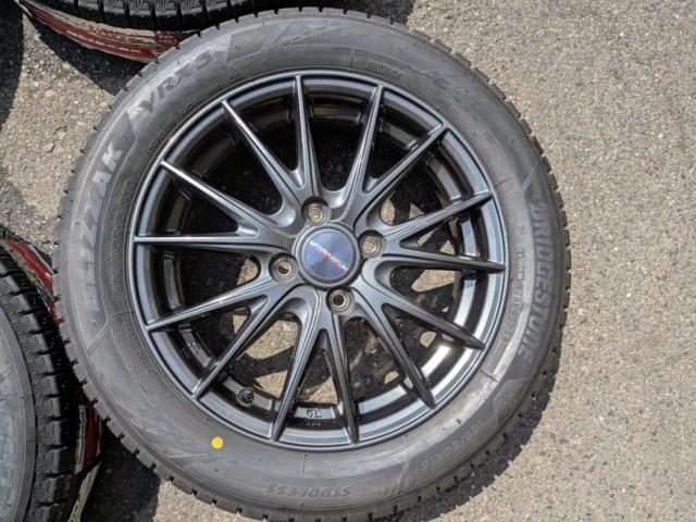 weds VELVA SPORTⅡ + BRIDGESTONE BLIZZAK VRX3 165/60R15 4本セット