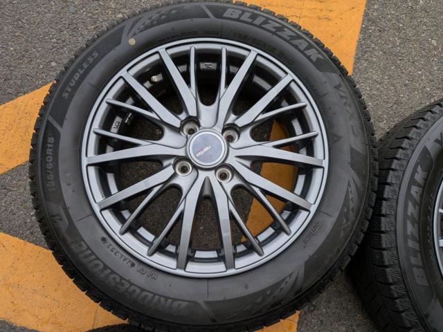 【weds(ウェッズ)】 RAVRION + BRIDGESTONE(ブリヂストン) VRX3 185/60R15 84Q