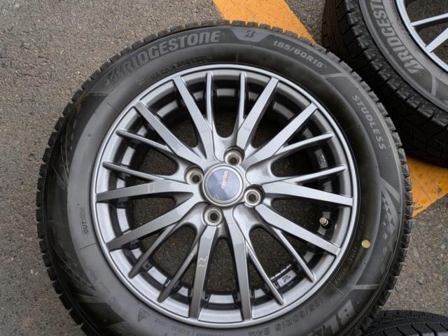 【weds(ウェッズ)】 RAVRION + BRIDGESTONE(ブリヂストン) VRX3 185/60R15 84Q
