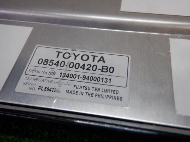 【トヨタ純正】11インチ フリップダウンモニター 08540-00420-B0