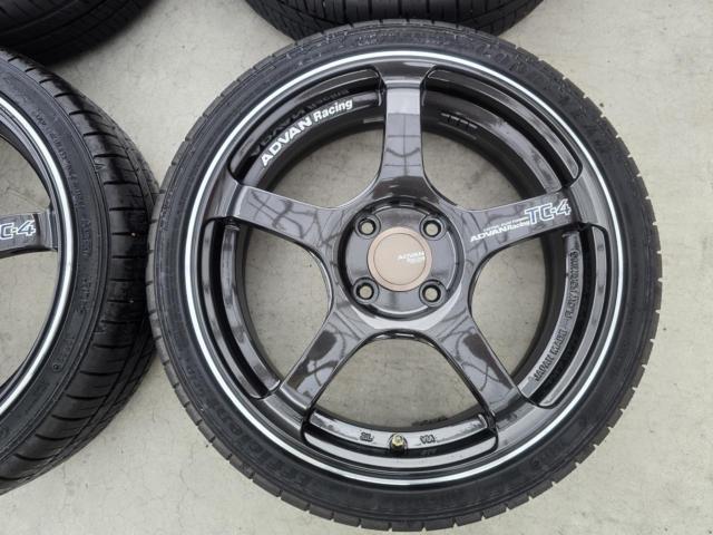 1YOKOHAMA(ヨコハマ) ADVAN Racing(アドバンレーシング) TC-4  + GOODYEAR(グッドイヤー) EfficientGrip comfort