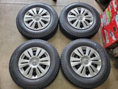 8日産純正(NISSAN) NV350 キャラバン 純正スチールホイール + KENDA ICETEC VAN’Z WR01