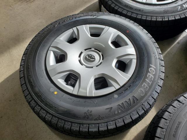 8トヨタ純正(TOYOTA)  200系ハイエース純正スチールホイール  + KENDA(ケンダ) ICETEC VAN’Z WR01