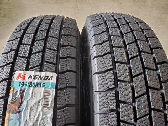 8トヨタ純正(TOYOTA)  200系ハイエース純正スチールホイール  + KENDA(ケンダ) ICETEC VAN’Z WR01