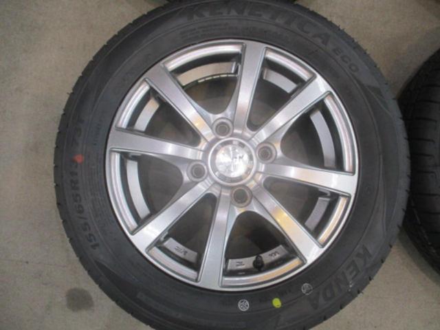 JAPAN SANYO(ジャパン三陽) ZACK JP-110  + KENDA(ケンダ) KR203 155/65R13 73T 4本セット