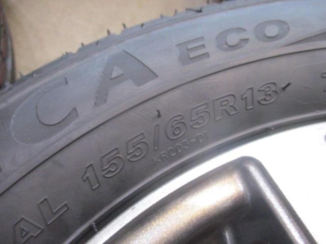 JAPAN SANYO(ジャパン三陽) ZACK JP-110  + KENDA(ケンダ) KR203 155/65R13 73T 4本セット
