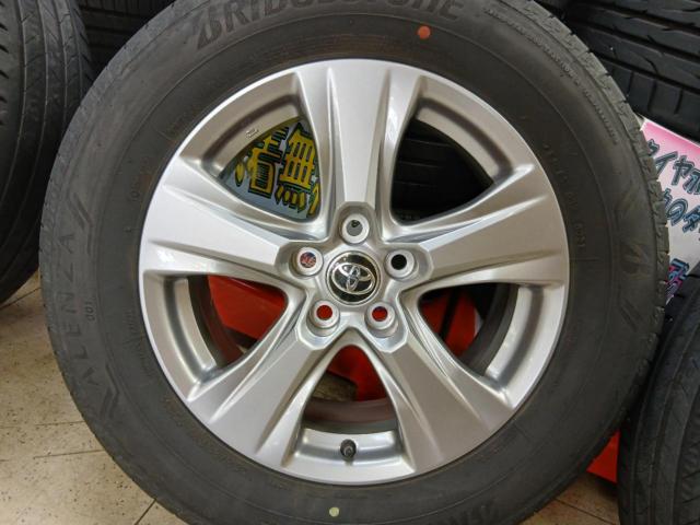 トヨタ純正 RAV4 Xグレード 純正アルミ+BRIDGESTONE ALENZA001
