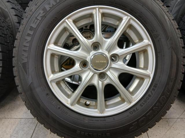 BRIDGESTONE ECO FORME SE-15+DUNLOP WINTERMAXX WM02