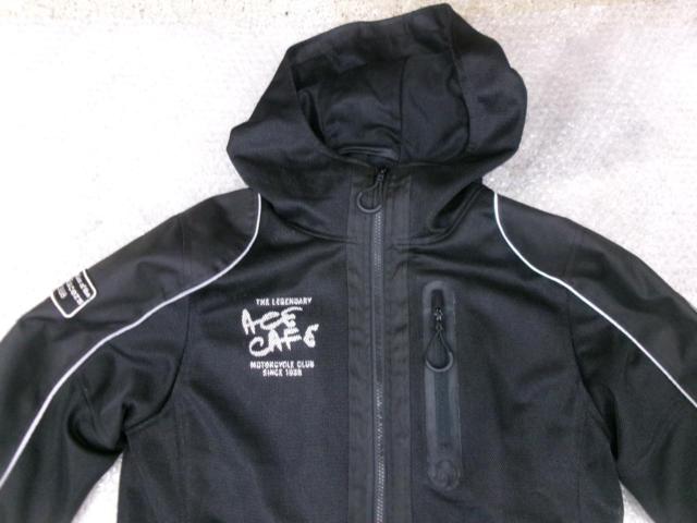 ACE CAFE LONDON スポルト  メッシュフーデッドジャケット