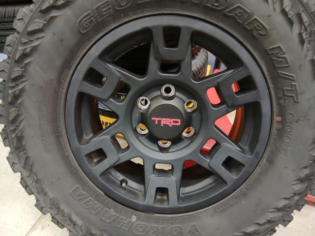 USトヨタ純正 TRD OP純正アルミ+YOKOHAMA GEOLANDAR M/T G003