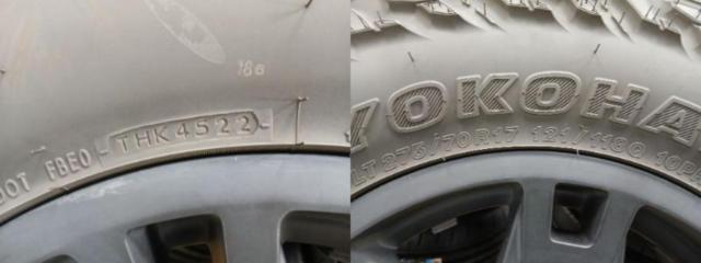 USトヨタ純正 TRD OP純正アルミ+YOKOHAMA GEOLANDAR M/T G003