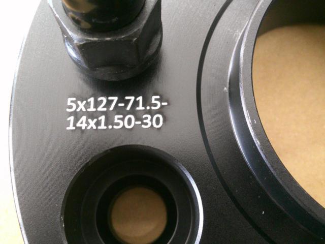Z.S.S. AP 30mm PCD127 5穴 5x127 ハブ径 71.5Φ 2セット