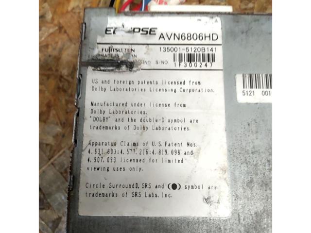 ワケアリ ECLIPSE AVN6806HD 2006年モデル 2006年地図データ
