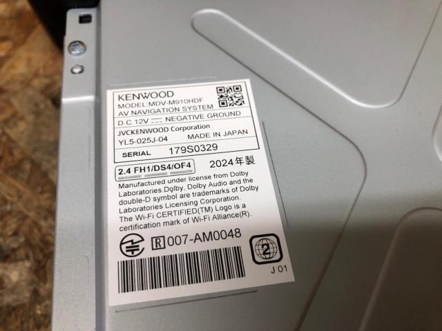 KENWOOD MDV-M910HDF 2023年モデル 2022年地図データ