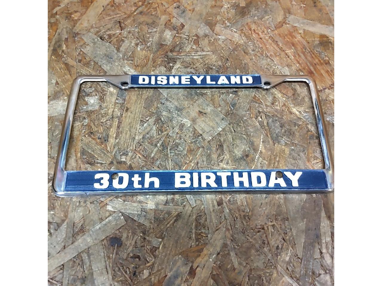 DISNEYLAND 30th
BIRTHDAY commemorative license plate frame
Only one