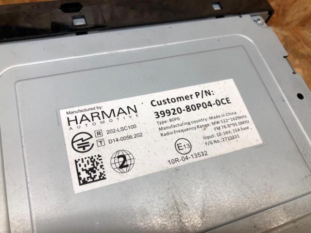 Genuine Suzuki part (made by Harman)
39920-80P04-0CE
2016 model